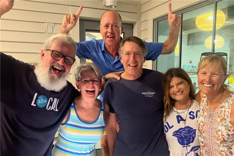 Trivia players at the Beach Club