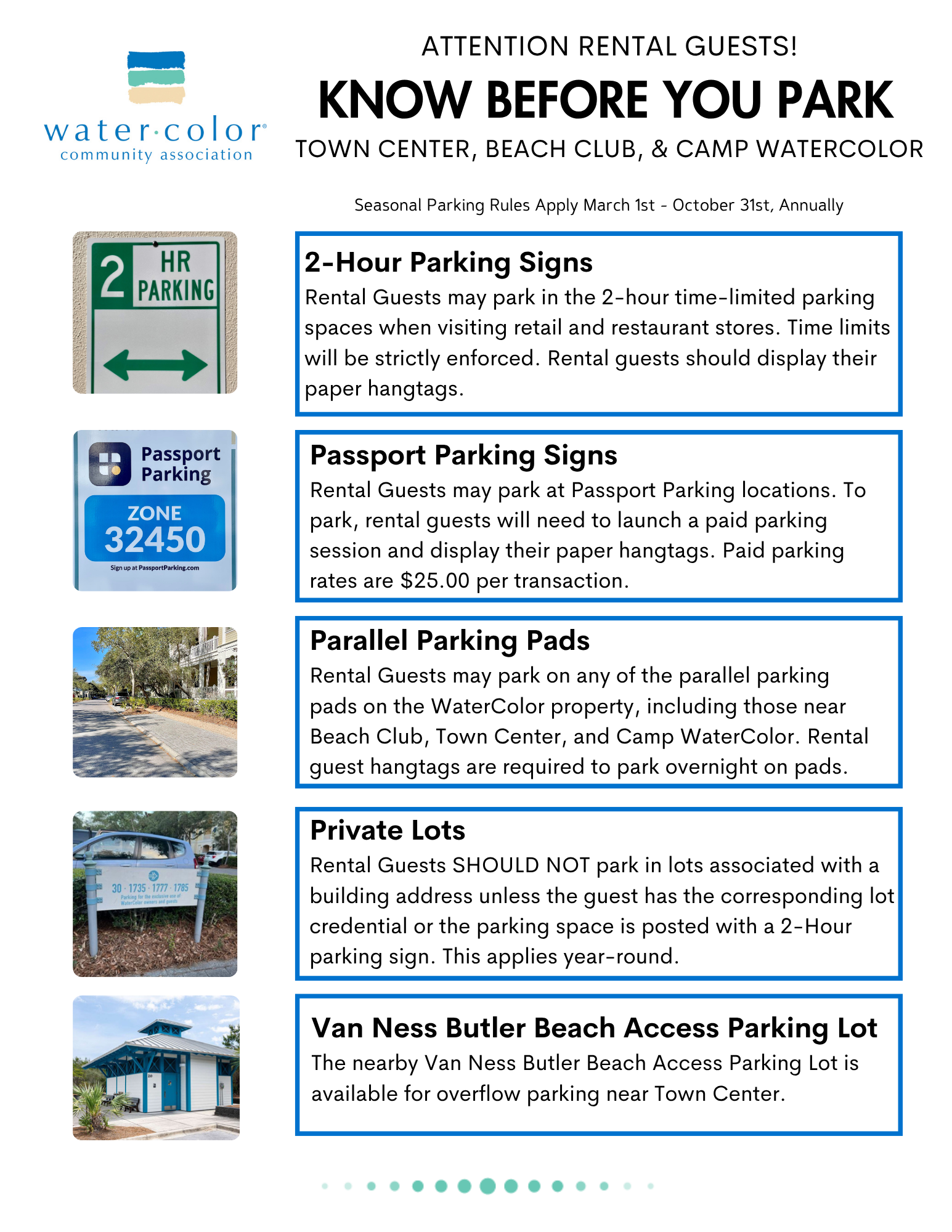 Rental Guests Know Before You Park 