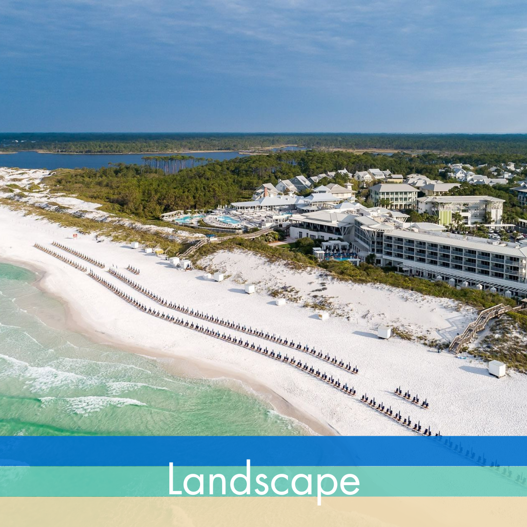 Coastline of WaterColor, Florida
