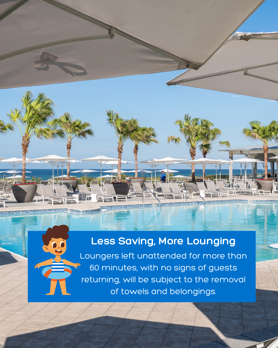 Summer Reminder Lounge Etiquette